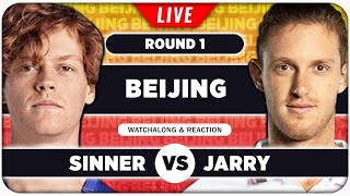 SINNER vs JARRY ● ATP Beijing 2024 ● LIVE Tennis Watchalong Stream [upl. by Evy]