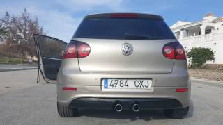 VW golf v tdi DSG 105cv straight pipes linea directa [upl. by Ofloda605]