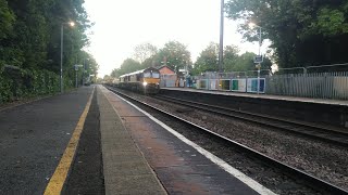 Colas Rail 66849 and 66850 pass Warwick with a freight service to Bescot 100524 [upl. by Enomas]