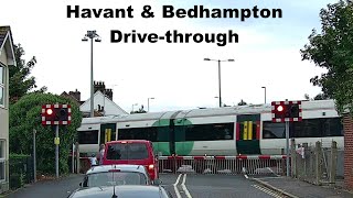 Havant amp Bedhampton including Bedhampton train station Hampshire England UK [upl. by Emil]