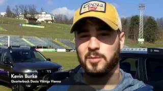 Kevin Burke  Quarterback Dacia Vikings Interview [upl. by Ellehc]