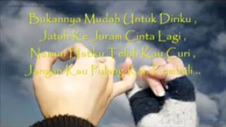 Tercipta Janji Lirik By Chomel  HD Video [upl. by Aikcin]