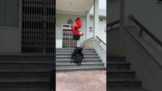 Money Heist Tutorial Side Flip SWAT  20 moneyheist parkour police tutorial sideflip [upl. by Eeliab844]