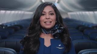 United — A day in the life of a United flight attendant [upl. by Nelo465]