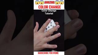 Color change trick TUTORIAL 😱😱😱 cardmagictric cardgame tricks cardtrick magician [upl. by Virgina]