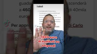 Aumenti sugli stipendi fino a 1000€ aumenti stipendiaumentostipendi [upl. by Glyn]