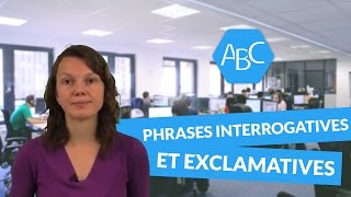 Cours de français sur les phrases interrogatives et exclamatives [upl. by Aikemehs]