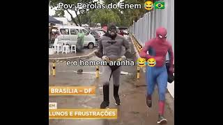 Pérolas do Enem 😂🇧🇷 memesbr comediahumor reportagemengracada tv enem [upl. by Nila]