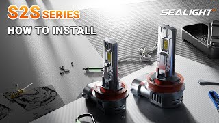 Get Your Free Test of S2S Newest LED Headlight  How to Install Guideline [upl. by Krispin]