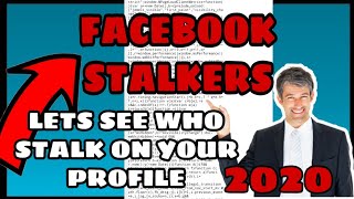 HOW TO SEE FACEBOOK STALKER USING CELLPHONE  2020 [upl. by Hickie12]