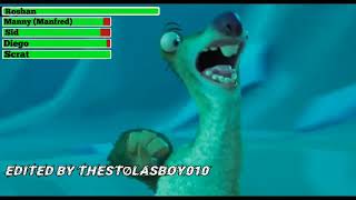 Ice Age 2002 Ice Slide Scene with healthbars [upl. by Ainnos]