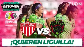 Resumen  Necaxa vs FC Juárez  CL2023 Femenil  J16  TUDN [upl. by Fradin]