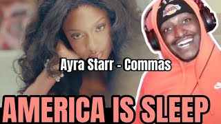 WAKE UP AMERICA Ayra Starr  Commas [upl. by Lorrad]