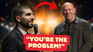 Ariel Helwani Shades Dana White UFC Drama Unleashed [upl. by Shuping]