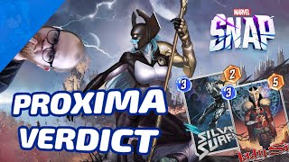 Proxima Midnight Surfer amp Early Verdict  Marvel SNAP New Card Review [upl. by Hnah]