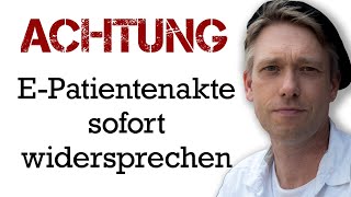 Achtung  wichtige Argumente für den Widerspruch der ePA [upl. by Hazlip]