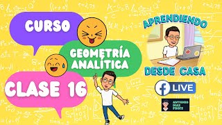 🔴📹GEOMETRÍA ANALÍTICA Clase 16  Ecuación Canónica de la Hipérbola  Antonio Díaz Profe [upl. by Haseefan]