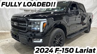 LOADED LARIAT  2024 Ford F150 Lariat Hybrid Review [upl. by Acysej]