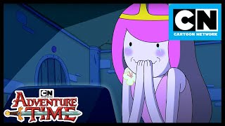 PB watches an emotional video  Adventure Time  Season 5  Cartoon Network [upl. by Atillertse]