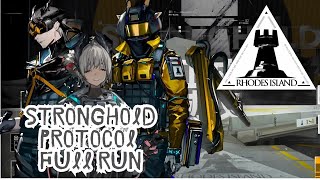 Arknights Stronghold Protocol FULL RUN  short explanation [upl. by Adnohser379]