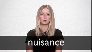 How to pronounce NUISANCE in British English [upl. by Immot2]