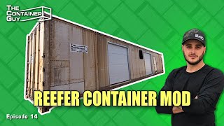 Step By Step 53’ Reefer Shipping Container Modification  Garage Doors and Man Doors [upl. by Thenna]