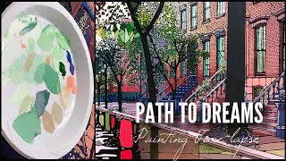 Path To Dreams  Painting Timelapse [upl. by Maximilianus]