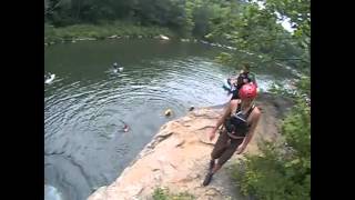 Ohiopyle Lower Yough Jump rock [upl. by Maharva]