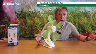 Eurotrail Foldable Fan 12V  230V [upl. by Romelle]