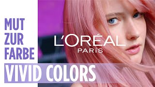 Haare selber färben So geht‘s mit den Vivid Colors von LOréal Paris Préférence [upl. by Sinnard]