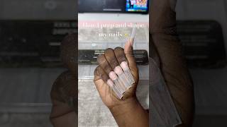 How to Shape Coffin Nails shorts [upl. by Iren423]