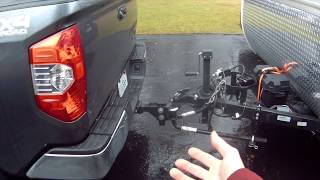 Fastway e2 Round Bar Weight Distribution Hitch w Toyota Tundra [upl. by Doughman]