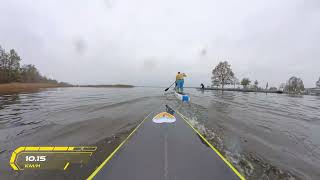 Supsprintje eindigt in het water [upl. by Topliffe487]