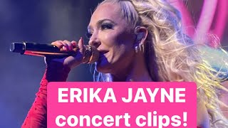 ULTIMATE ERIKA JAYNE concert montage [upl. by Land]