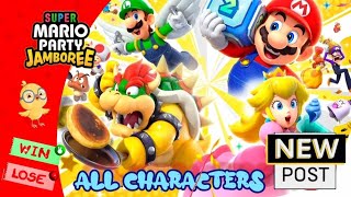 Super Mario Party Jamboree Victory Dance Animation All Characters [upl. by Giesser]