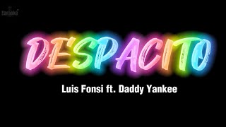 DESPACITO Luis Fonsi ft Daddy Yankee KARAOKE VERSION WITH BACKGROUND VOCALS [upl. by Eudoca]