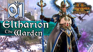 ELTHARION VORTEX CAMPAIGN  Total War Warhammer 2  Part 1 [upl. by Adnahsor]