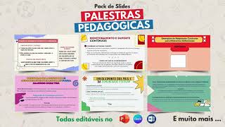 Palestas Pedagógicas Todas Editáveis [upl. by Kidd]