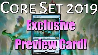 Mtg Core Set 2019 Exclusive Preview Card  Mistcaller [upl. by Nagaet]