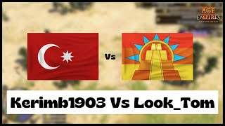 Age of Empires 3 Ottoman Vs Aztecs  Kerimb1903 Vs LookTom  Aoe3 DE  1v1 Pro Gameplay  4K [upl. by Bonnice]