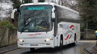 Beast Acklams Coaches YX57AAU Volvo B12BPlaxton Panther [upl. by Aneehsit536]