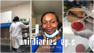 unidiaries ep6  day in the life of a microbiology undergrad final semester edition [upl. by Ferde]