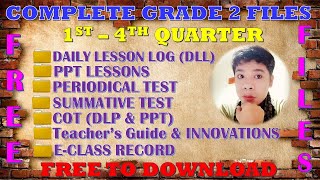 COMPLETE GRADE 2 FILES DLL PPT COT ST PT TG etc FREE TO DOWNLOAD ALL FILES II JUN GULAGULA [upl. by Nickolas155]