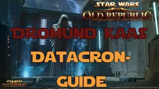 Star Wars The Old Republic  DatacronGuide Dromund Kaas Imperium [upl. by Yarak313]