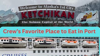 Cruise Ship Crews Favorite Secret Place to Eat in Port of Ketchikan Alaska [upl. by Ira]