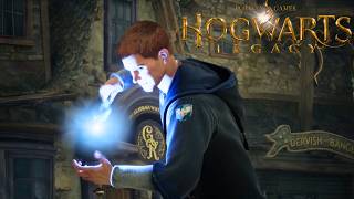 Getting my own wand and fighting Trolls in Hogsmeade  Hogwarts Legacy  pt 3 [upl. by Dov]