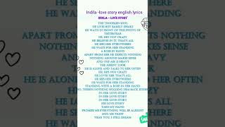 Indila  love story english lyricsakkuannu toofanitwins [upl. by Pytlik602]