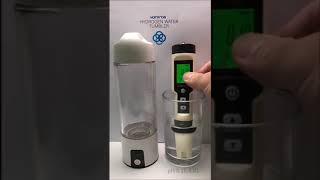 PH PPB amp ORP test for Vantros Hydrogen Water Tumbler [upl. by Adolpho]