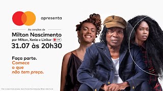 LIVE  As canções de Milton Nascimento por Milton Xenia e Liniker  FiqueEmCasa e cante Comigo [upl. by Harleigh]