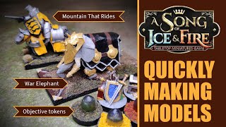 ASOIAF Custom Models and Objective Tokens [upl. by Ttegdirb]